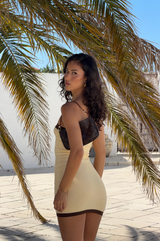 Coralie Strapless Mini Dress | Butter Terry