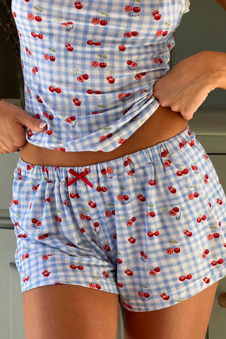 Paige Shorts | Cherry Check