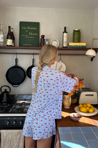 Lacie Blouse | Cherry Check