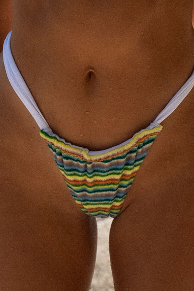Gigi Bikini Bottom  | Terry Stripe