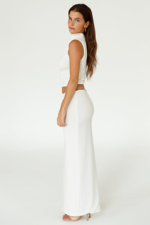 Sierra Maxi Skirt | White